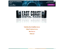 Tablet Screenshot of eastcoastdigitalradio.biz